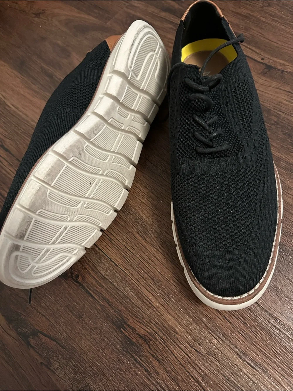 Nine West Men's Knit Lace-Up Casual Sneakers